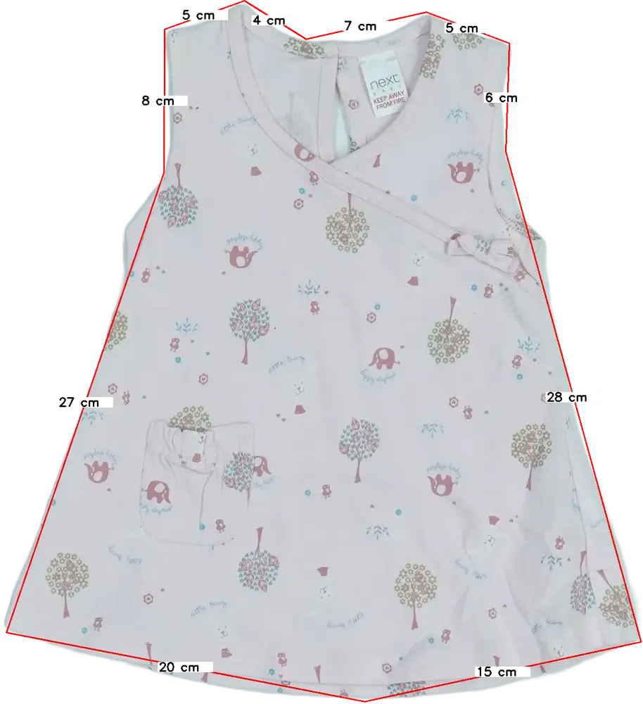 Rózsaszín Next Ruha EU 68 / UK 3-6 hónap / US 3-6 hónap