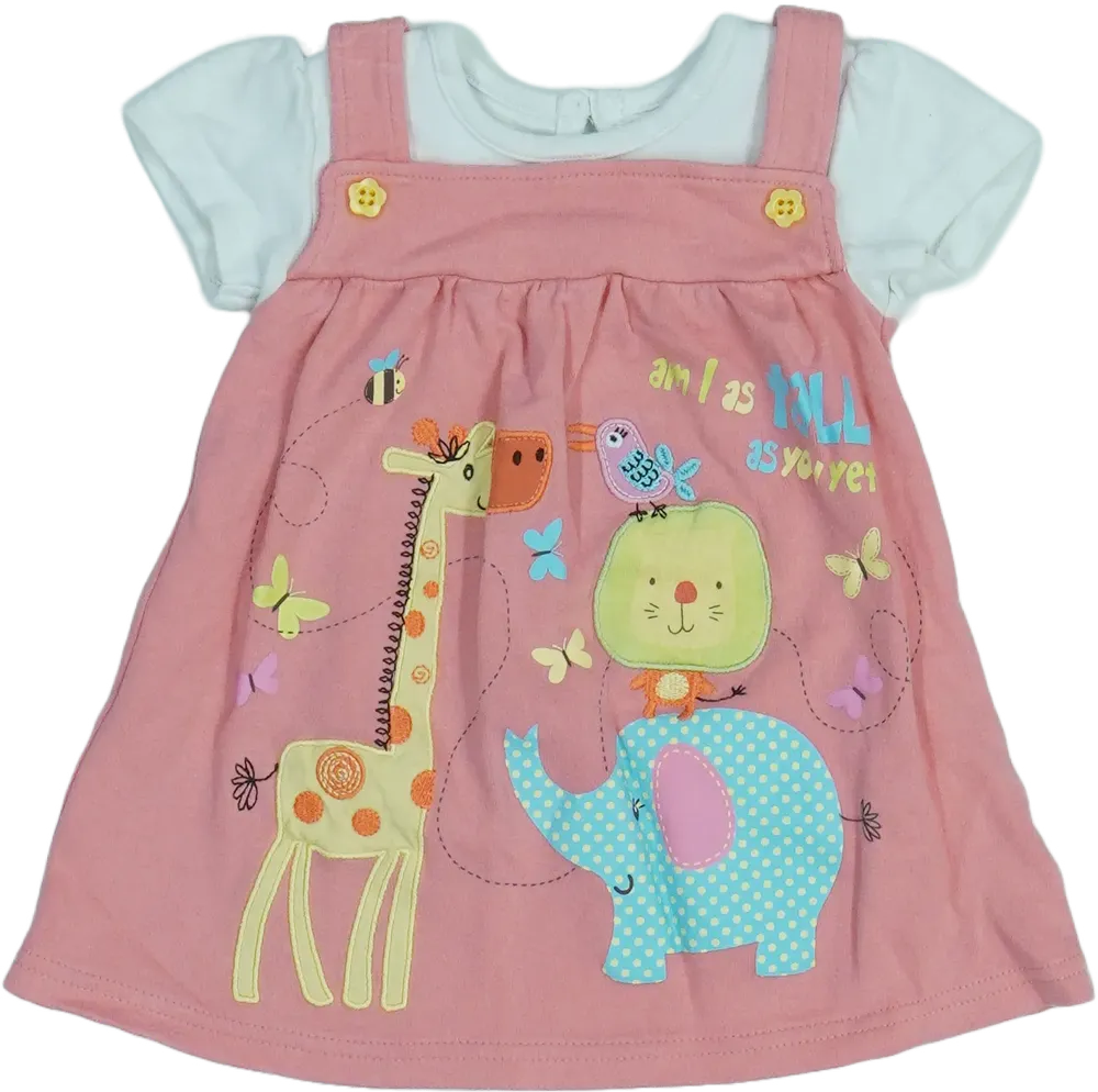 Rózsaszín George Ruha EU 68 / UK 3-6 hónap / US 3-6 hónap