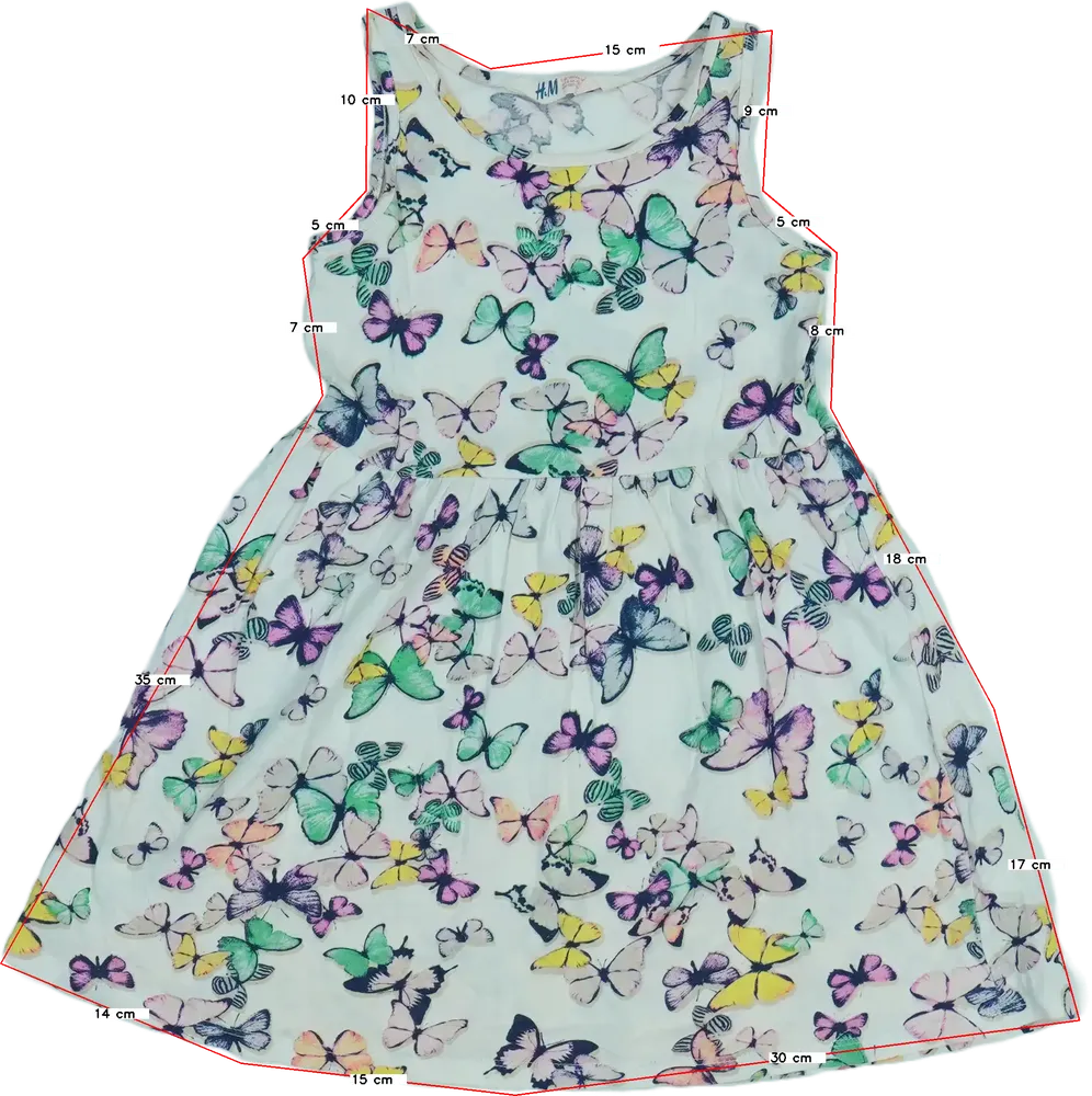 Fehér H&amp;M Ruha EU 116 / UK 6 év / US 6 év/S