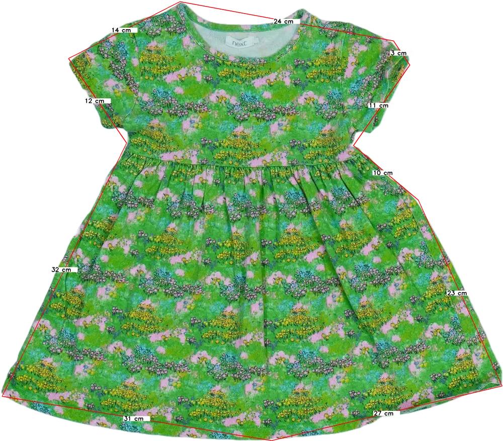 Zöld Next Ruha EU 98 / UK 3 év / US 3T