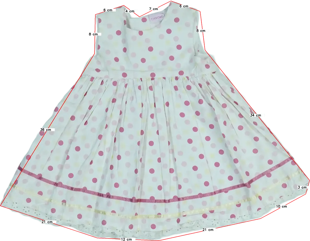 Fehér Cherokee Ruha EU 86 / UK 12-18 hónap / US 18 hónap