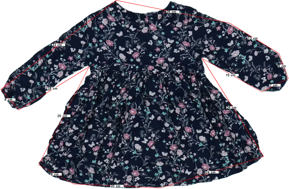 Kék Primark Ruha EU 80 / UK 9-12 hónap / US 12 hónap