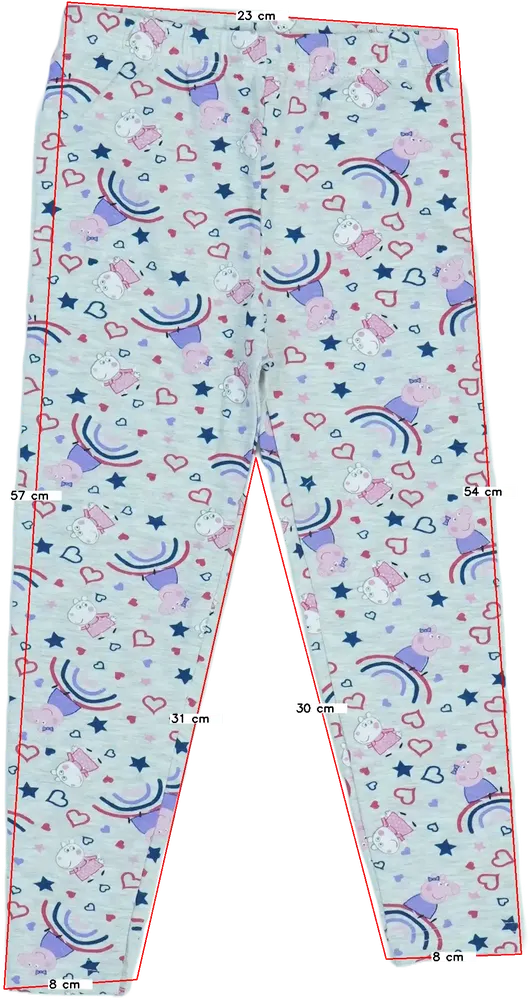 Szürke Peppa Pig Leggings EU 104 / UK 4 év / US 4T/XS