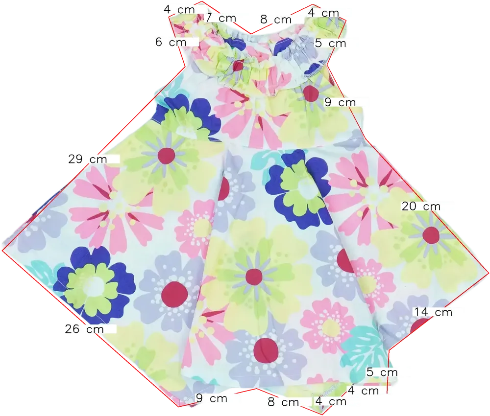 Többszínű George Ruha EU 62 / UK 0-3 hónap / US 0-3 hónap