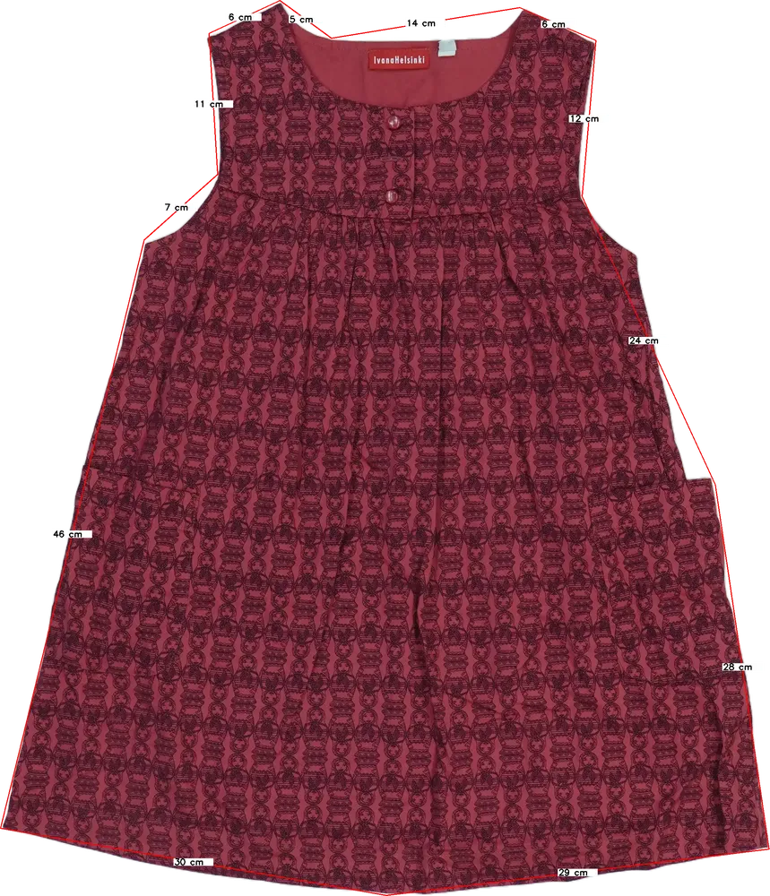 Piros Egyéb Ruha EU 110 / UK 5 év / US 5 év/XS