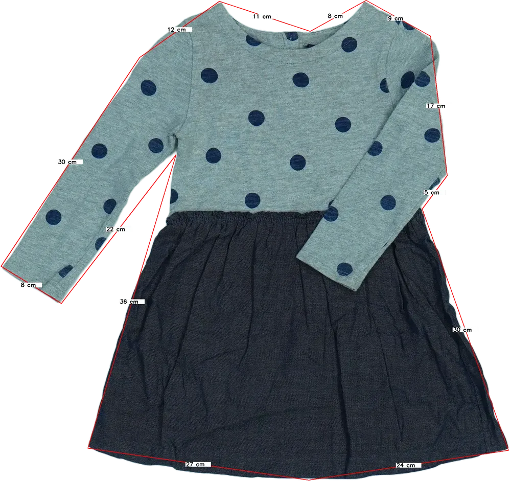 Többszínű GAP Ruha EU 104 / UK 4 év / US 4T/XS