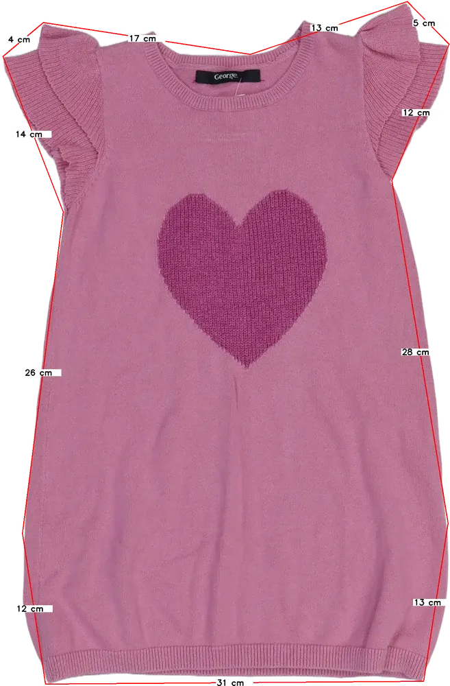 Rózsaszín George Ruha EU 98 / UK 3 év / US 3T