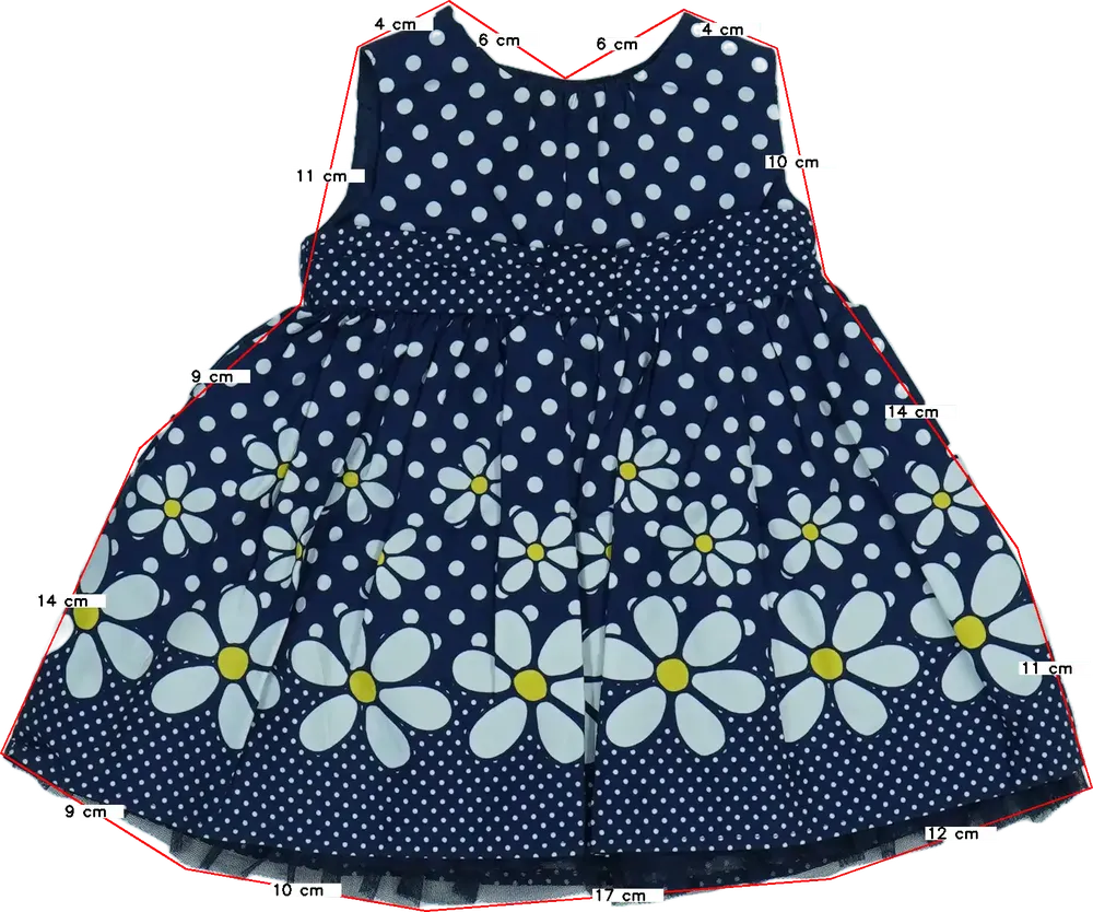 Kék TU Ruha EU 46 / UK Koraszülött / US Koraszülött