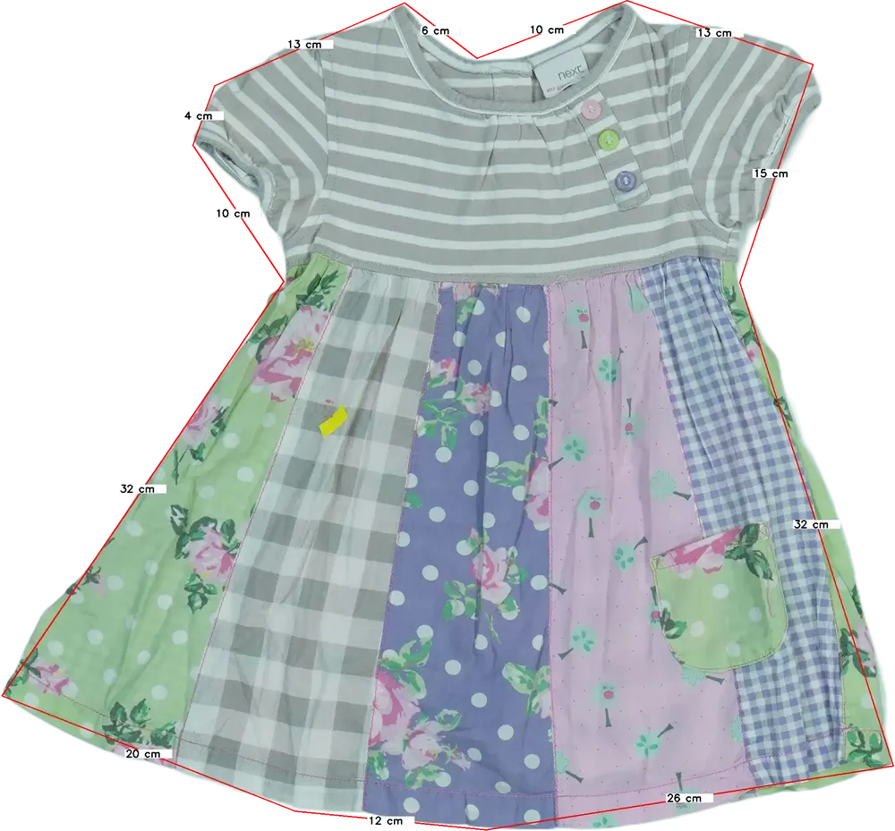 Többszínű Next Ruha EU 104 / UK 4 év / US 4T/XS
