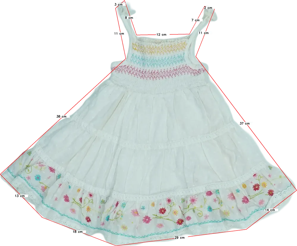 Fehér Matalan Ruha EU 86 / UK 12-18 hónap / US 18 hónap