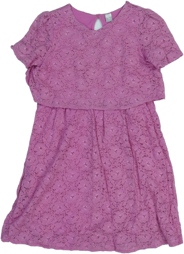 Rózsaszín TU Ruha EU 140 / UK 10 év / US 10 év/L