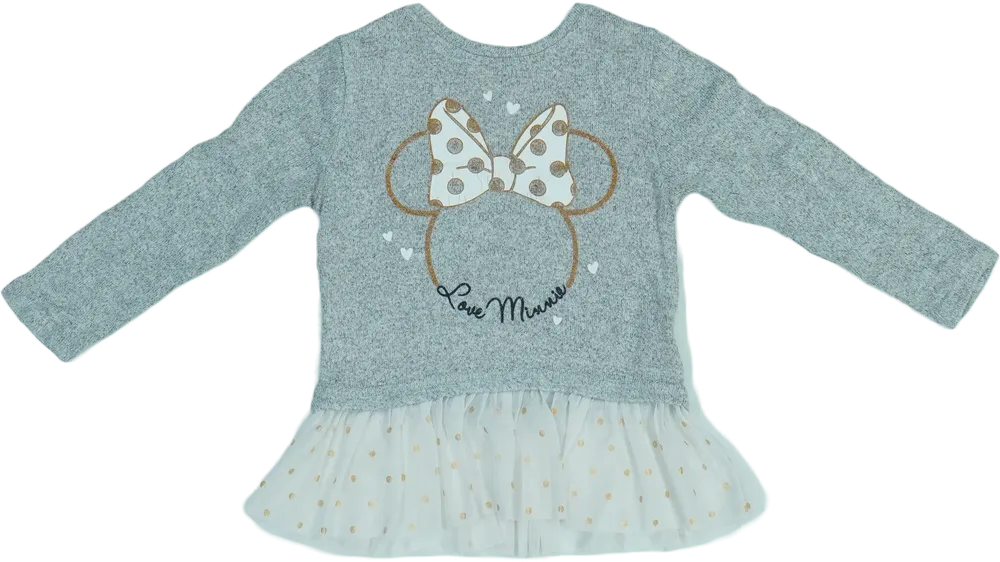 Szürke Disney Hosszú ujjú felső EU 86 / UK 12-18 hónap / US 18 hónap