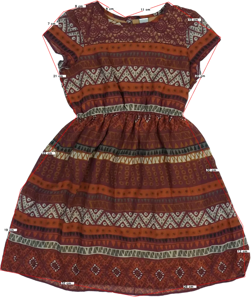 Többszínű TU Ruha EU 122 / UK 7 év / US 7 év/M