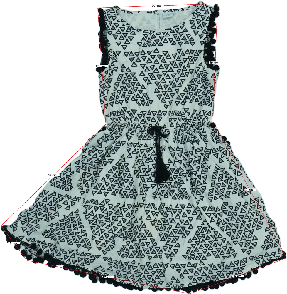 Fehér Next Ruha EU 134 / UK 9 év / US 9 év/L