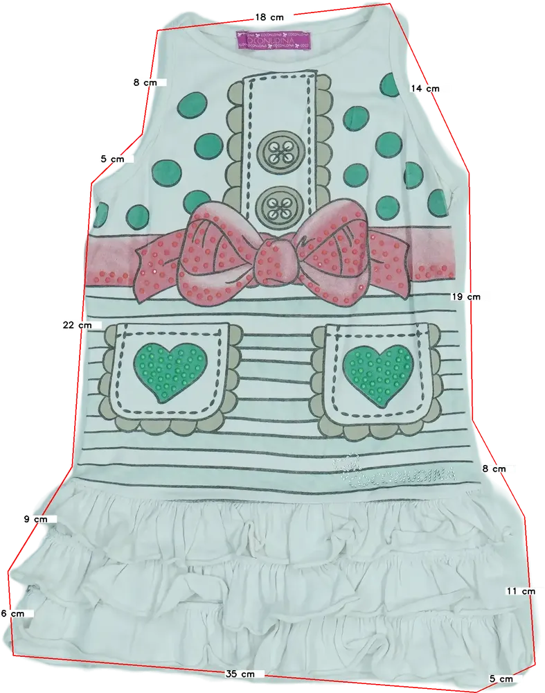 Fehér Egyéb Ruha EU 104 / UK 4 év / US 4T/XS