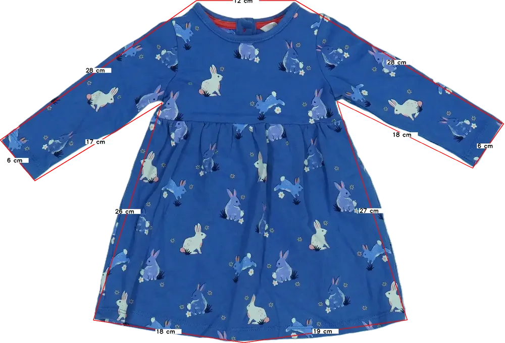 Kék John Lewis Ruha EU 68 / UK 3-6 hónap / US 3-6 hónap