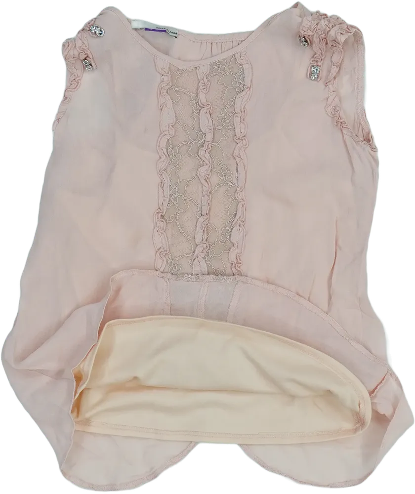 Rózsaszín River Island Blúz EU 128 / UK 8 év / US 8 év/M