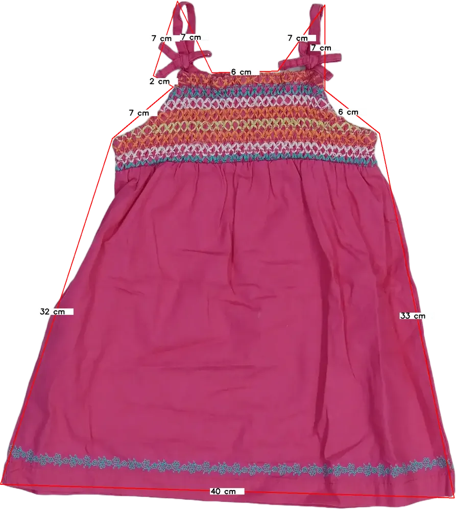 Rózsaszín Lupilu Ruha EU 92 / UK 2 év / US 2T