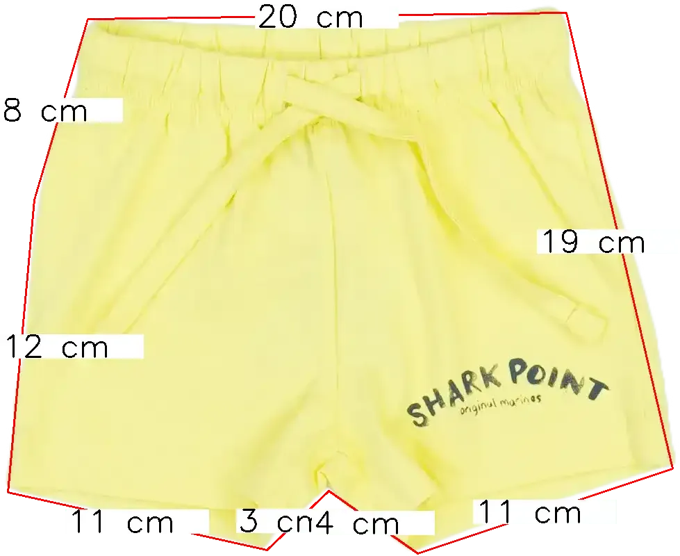 Sárga Original Marines Rövidnadrág EU 68 / UK 3-6 hónap / US 3-6 hónap