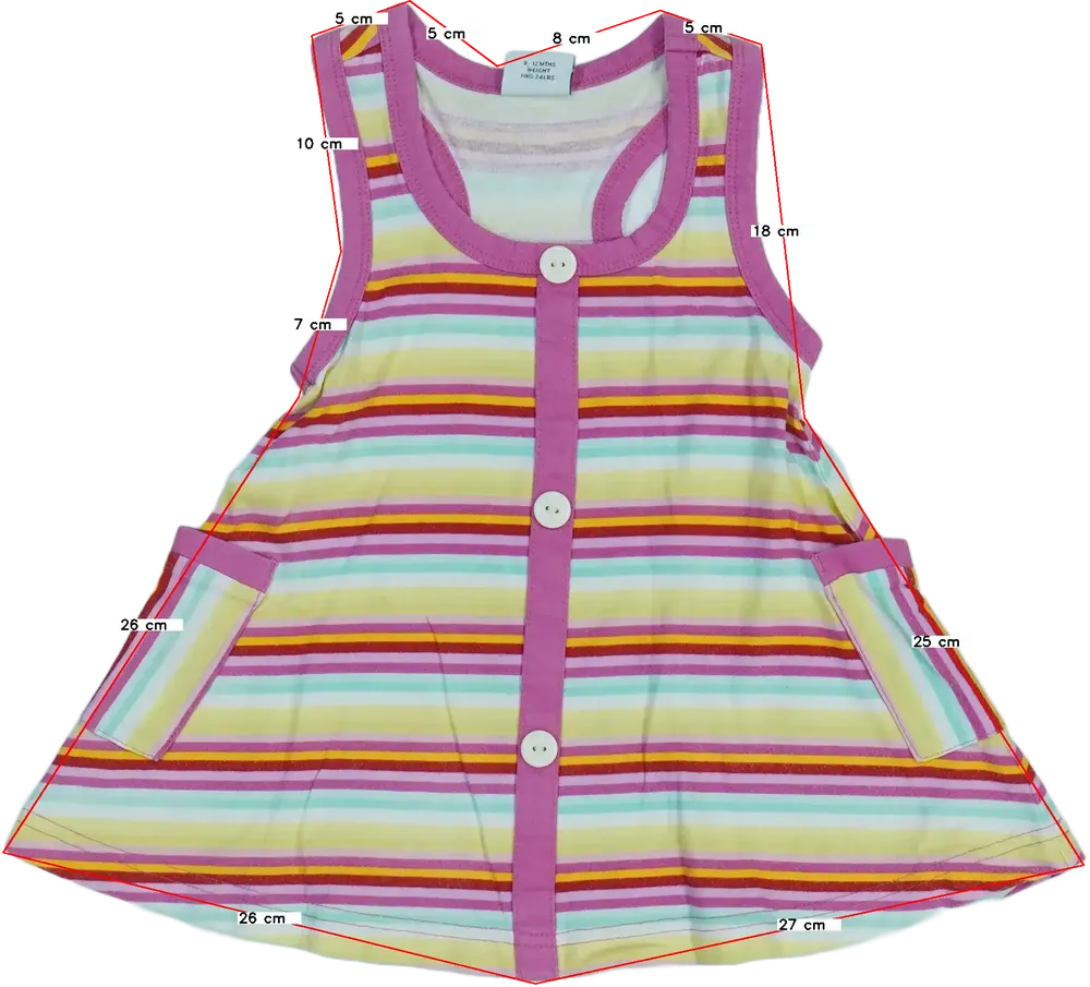 Többszínű Next Ruha EU 80 / UK 9-12 hónap / US 12 hónap