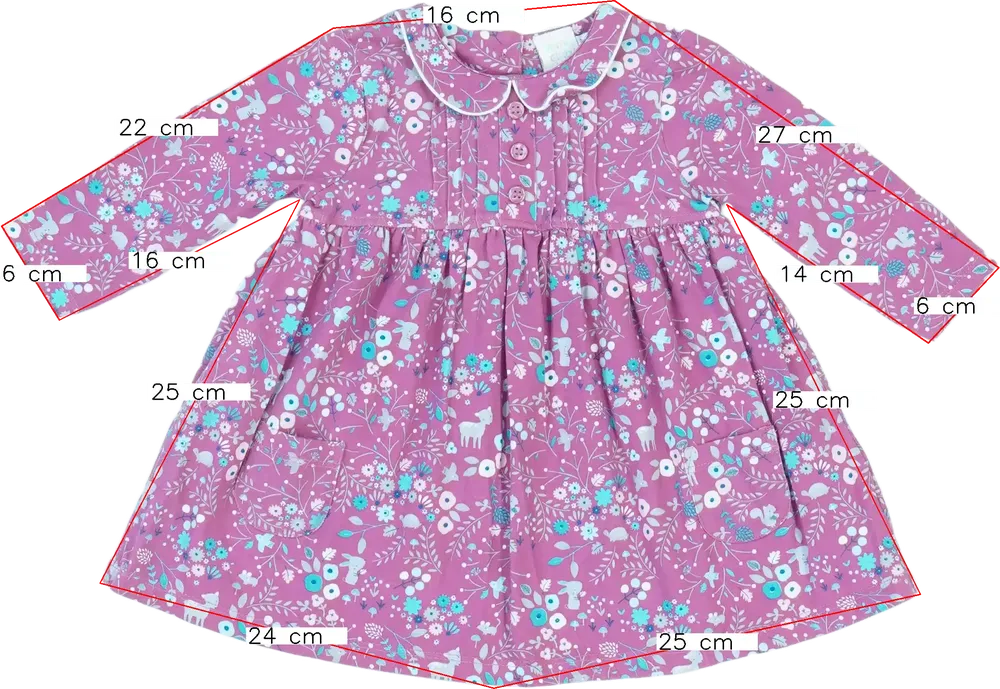 Rózsaszín Mini Club Ruha EU 68 / UK 3-6 hónap / US 3-6 hónap