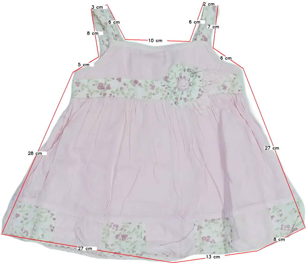 Rózsaszín Next Ruha EU 92 / UK 2 év / US 2T