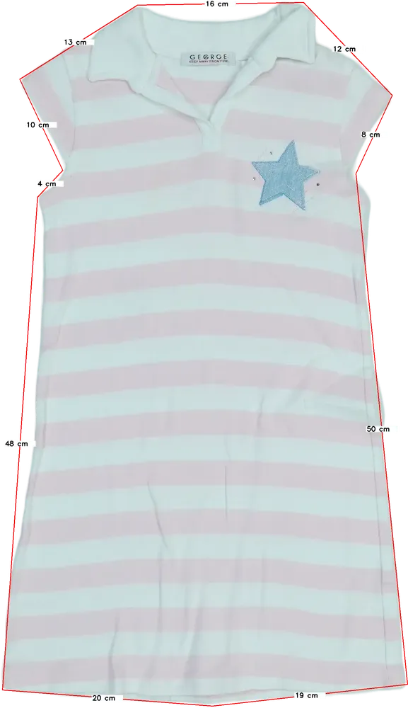 Fehér George Ruha EU 122 / UK 7 év / US 7 év/M