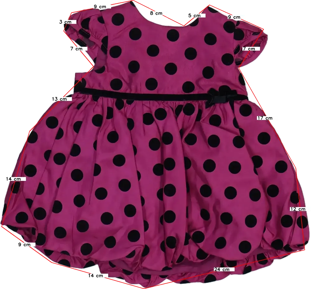 Rózsaszín George Ruha EU 68 / UK 3-6 hónap / US 3-6 hónap