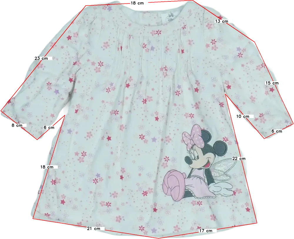 Fehér Disney Ruha EU 80 / UK 9-12 hónap / US 12 hónap