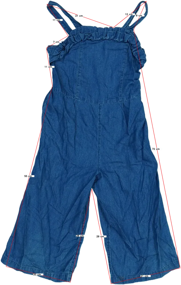 Kék Next Playsuit / Jumpsuit EU 122 / UK 7 év / US 7 év/M