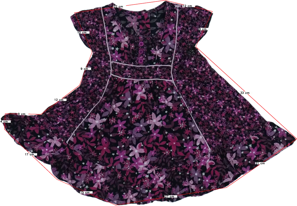 Rózsaszín Matalan Ruha EU 92 / UK 2 év / US 2T