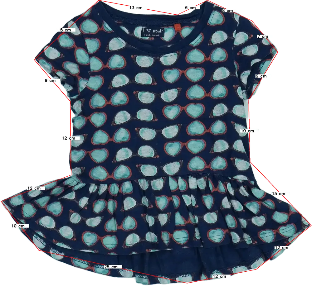 Kék Next Tunika EU 116 / UK 6 év / US 6 év/S