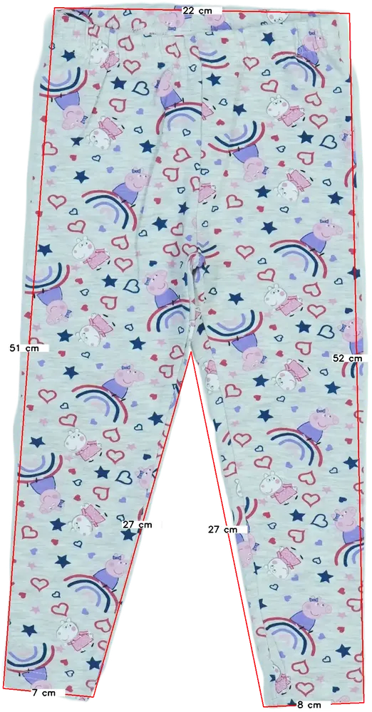 Szürke Peppa Pig Leggings EU 98 / UK 3 év / US 3T