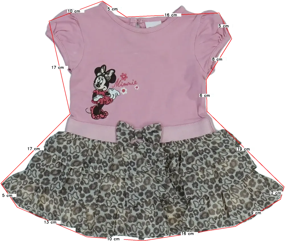 Rózsaszín Disney Ruha EU 86 / UK 12-18 hónap / US 18 hónap