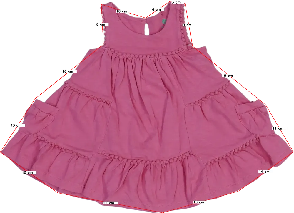 Rózsaszín Next Ruha EU 74 / UK 6-9 hónap / US 6-9 hónap