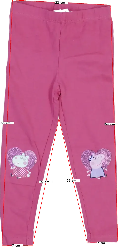Rózsaszín Peppa Pig Leggings EU 104 / UK 4 év / US 4T/XS