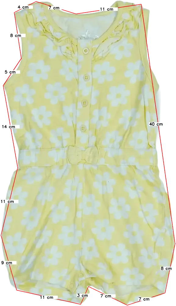 Sárga Young Dimension Playsuit / Jumpsuit EU 98 / UK 3 év / US 3T