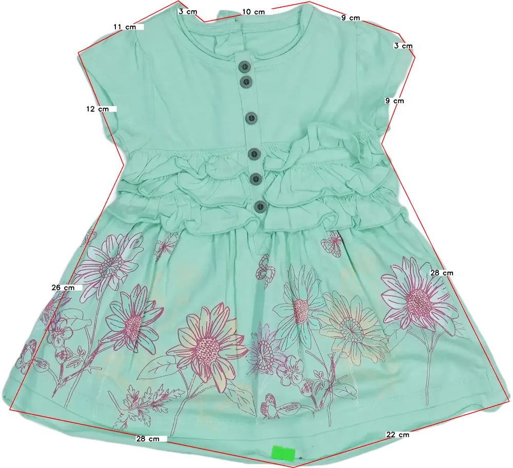 Zöld St.Bernard Ruha EU 80 / UK 9-12 hónap / US 12 hónap