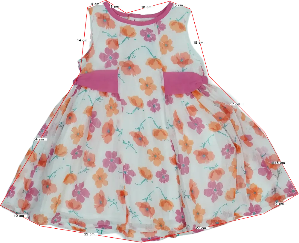 Rózsaszín M&amp;Co. Ruha EU 86 / UK 12-18 hónap / US 18 hónap