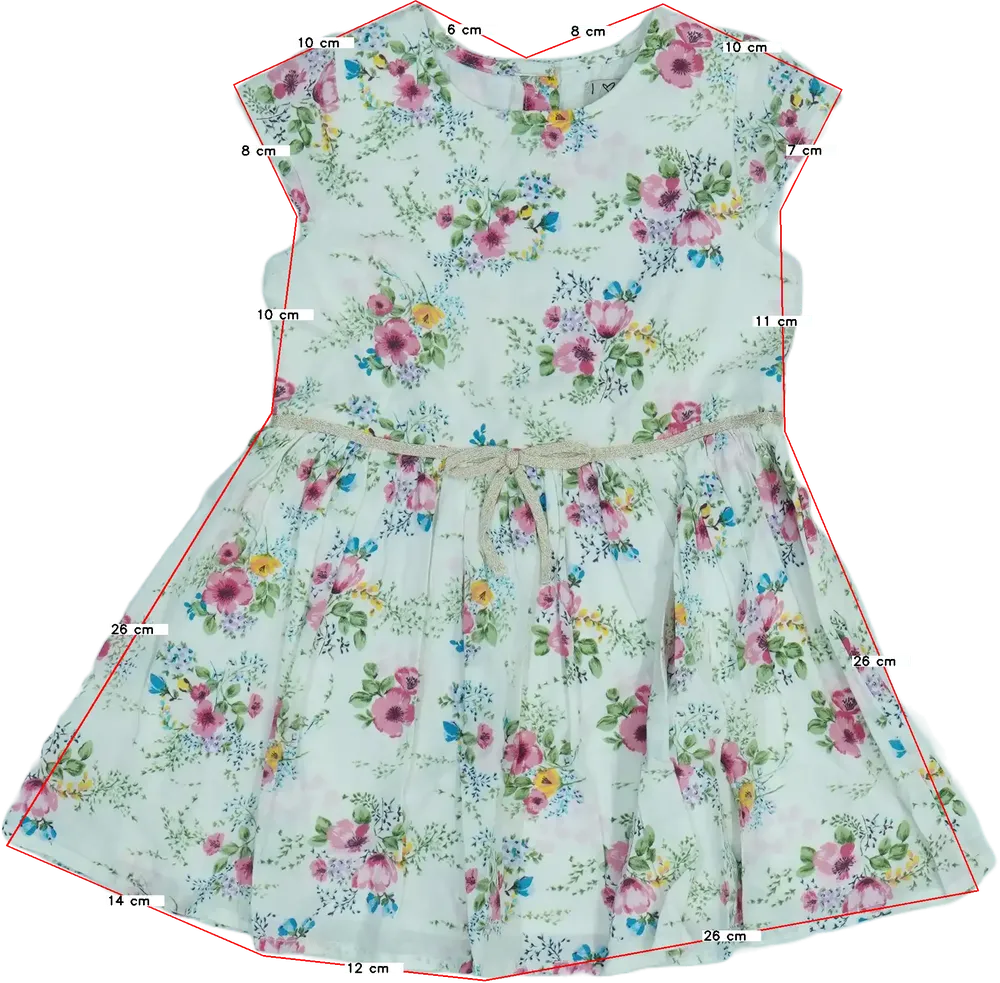 Fehér Next Ruha EU 98 / UK 3 év / US 3T