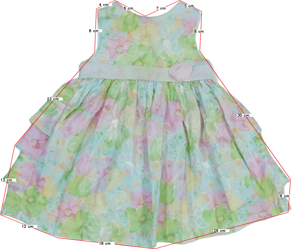 Többszínű Zip Zap Ruha EU 80 / UK 9-12 hónap / US 12 hónap