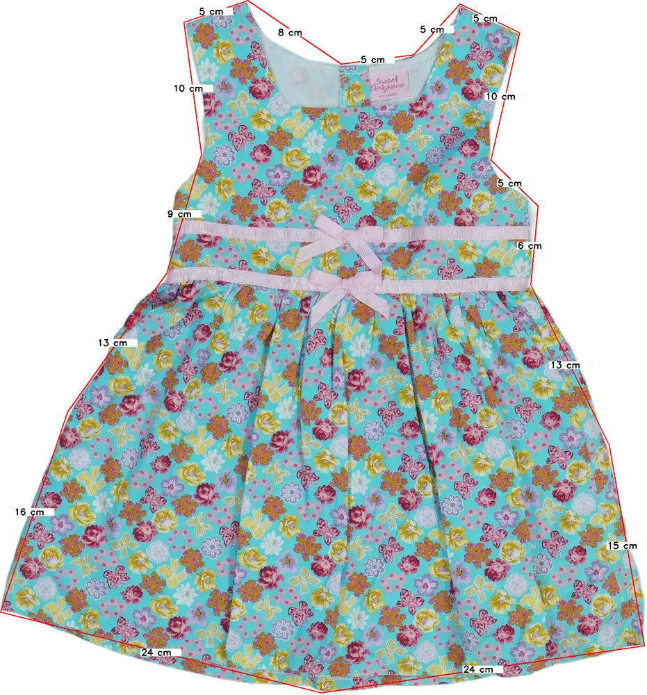 Kék Sweet Elegance Ruha EU 98 / UK 3 év / US 3T