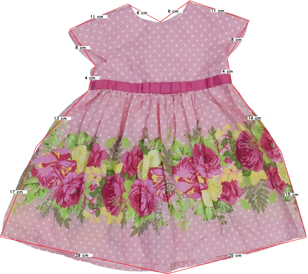 Rózsaszín George Ruha EU 74 / UK 6-9 hónap / US 6-9 hónap