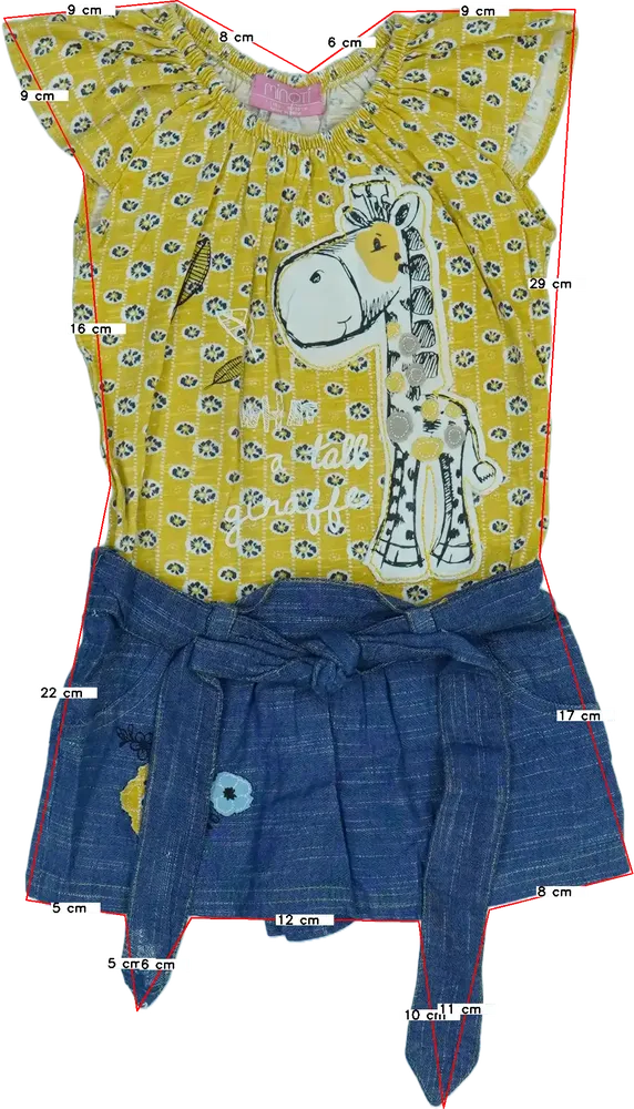 Sárga Minoti Playsuit / Jumpsuit EU 98 / UK 3 év / US 3T