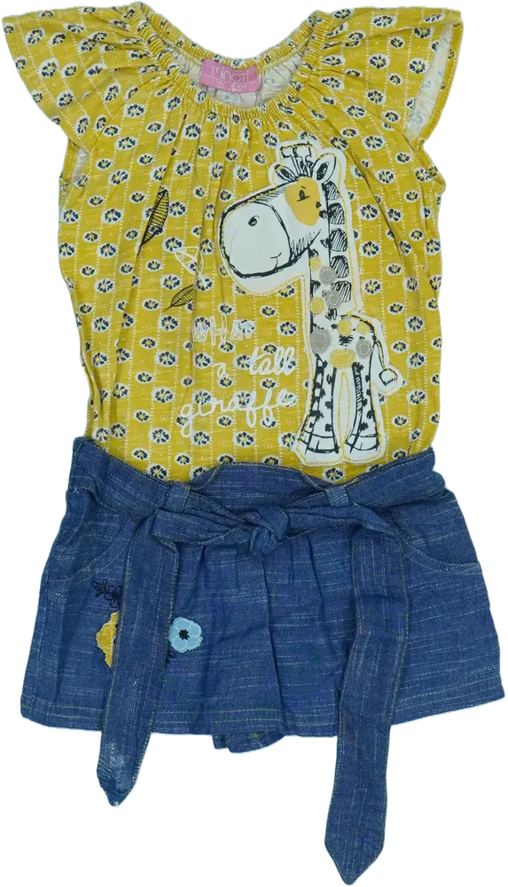 Sárga Minoti Playsuit / Jumpsuit EU 98 / UK 3 év / US 3T