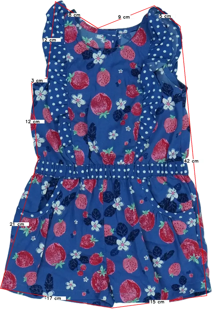 Kék Matalan Playsuit / Jumpsuit EU 74 / UK 6-9 hónap / US 6-9 hónap