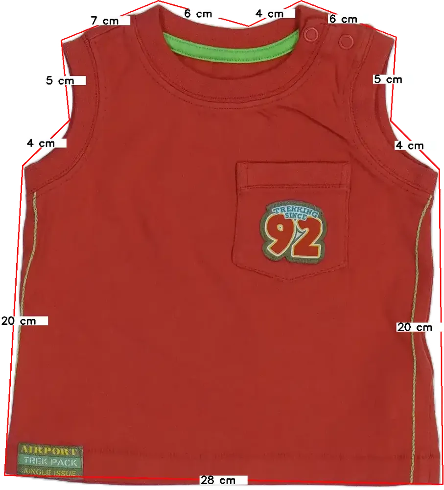 Piros Mothercare Fiú / Férfi atléta EU 68 / UK 3-6 hónap / US 3-6 hónap