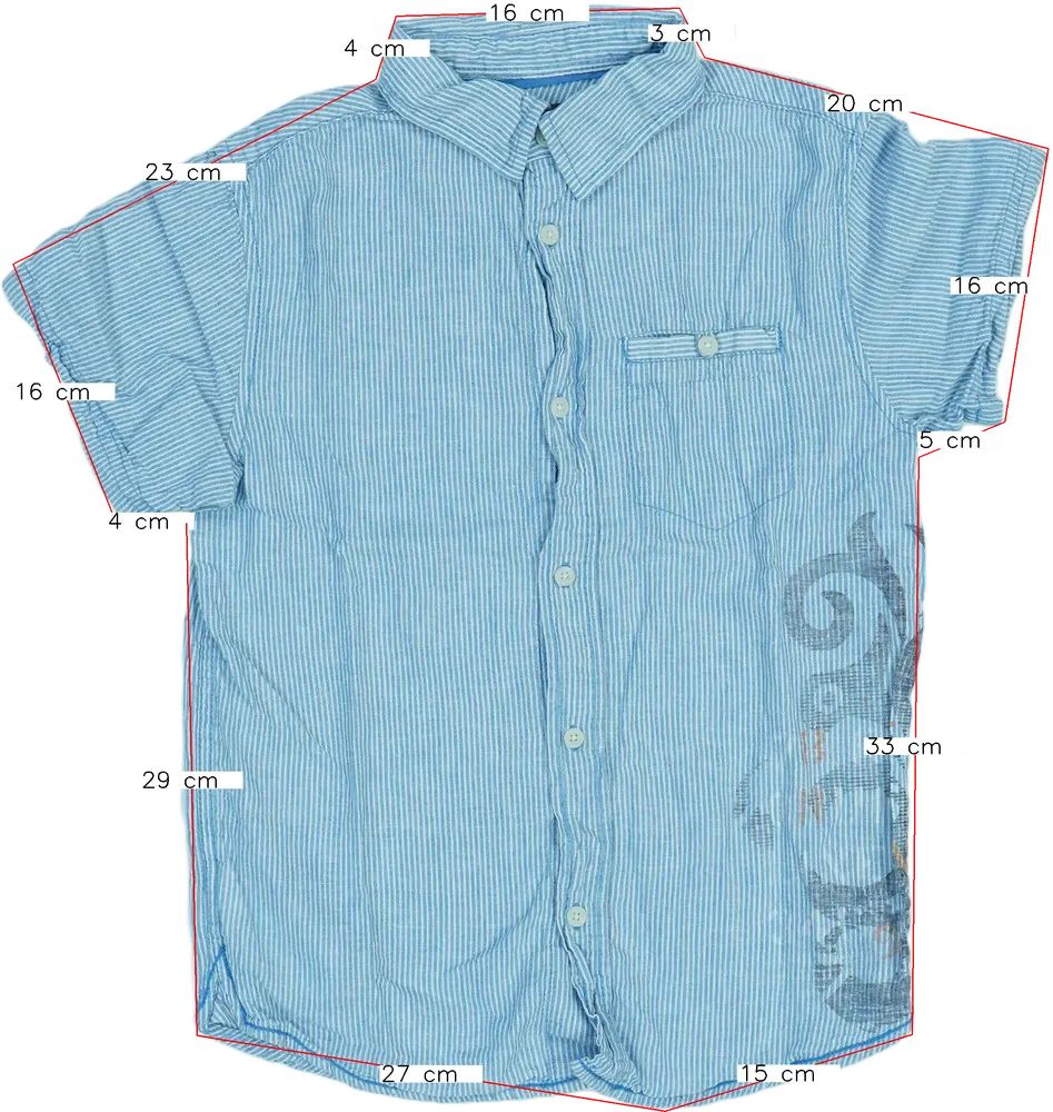 Kék H&amp;M Ing EU 146 / UK 11 év / US 12 év/L