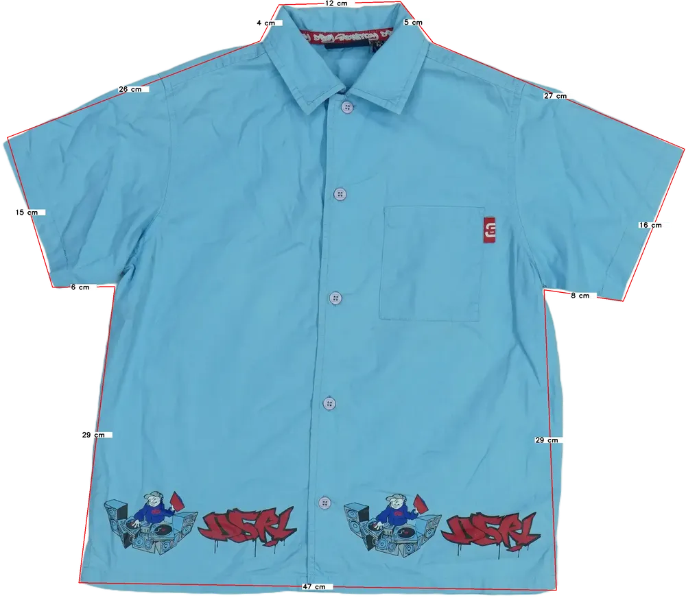 Kék H&amp;M Ing EU 134 / UK 9 év / US 9 év/L