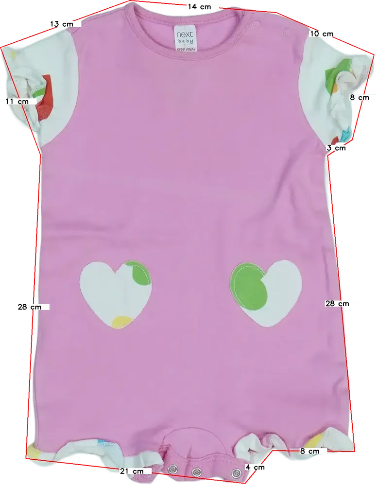 Rózsaszín Next Napozó EU 62 / UK 0-3 hónap / US 0-3 hónap